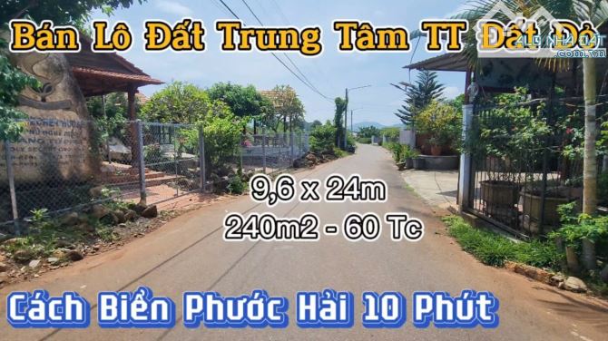 Bán đất mặt tiền đường Nguyễn Thị Định  thuộc trung tâm TT Đất Đỏ BRVT