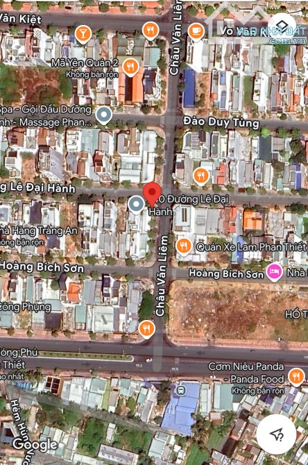 Bán đất 2mt mặt tiền đường Châu Văn Liêm Phường Phú Thuỷ TP Phan Thiết 262m2 hướng Bắc