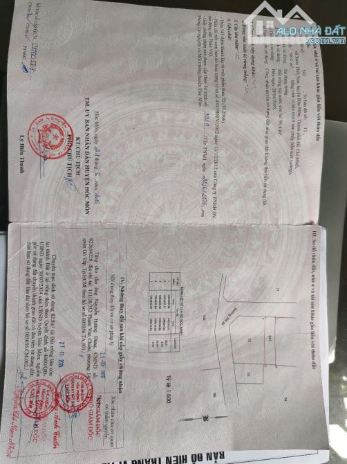 Bán đất 4.75*21m gần hồ bơi 3 chị em. Ngã tư hóc môn vào - 2