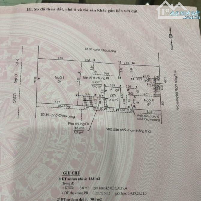 Bán nhà mặt phố Châu Long Quận Ba Đình, 285m2, 3T, MT 10m vỉa hè 89 tỷ - 2