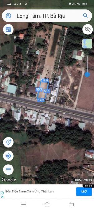 ‼️1000m2-400tc P.Long Toàn Tp Bà Rịa đất đẹp như tranh vẽ giá 17tr/m2 - 3