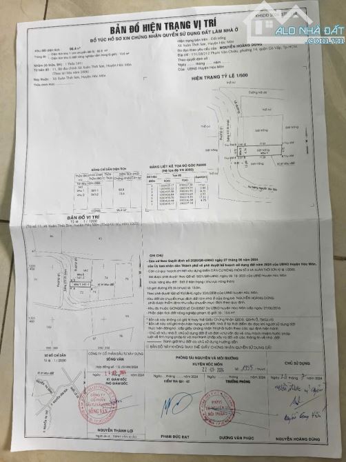 Bán đất 4.75*21m ngay hồ bơi 3 chị em. Gần ngã 4 hocmon - 3