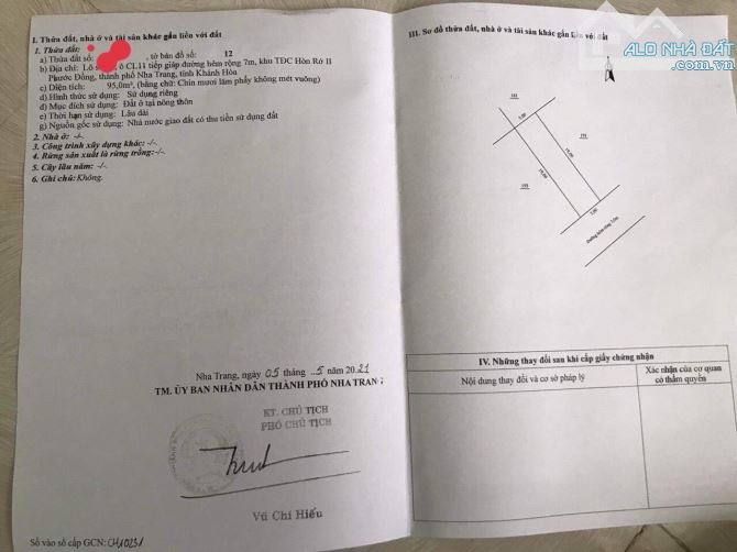 Bán Lô đất Tái Định cư Hòn Rớ 2 , Nha Trang . Mặt bên sông view công viên trước nhà mát mẻ - 4