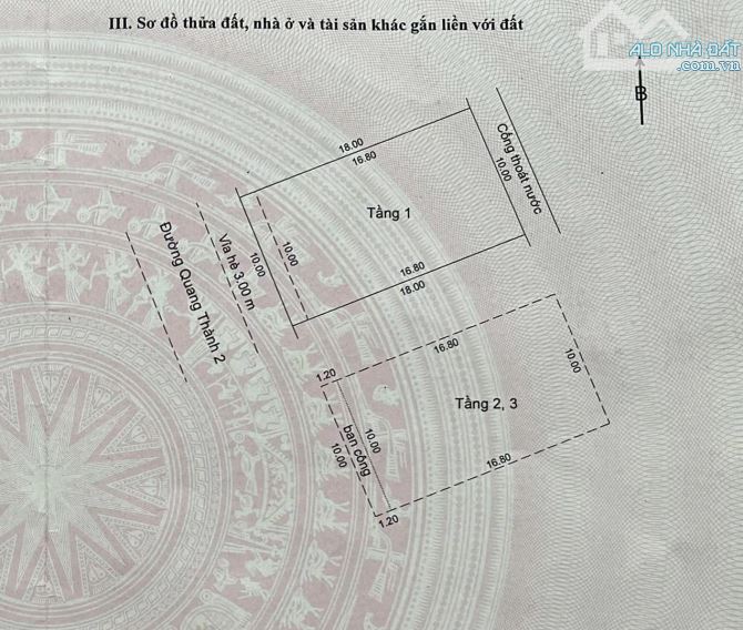 Bán dãy trọ 3 tầng 24 phòng 2 lô liền kề mặt tiền QUANG THÀNH 2, Đà Nẵng, DT: 10x18m