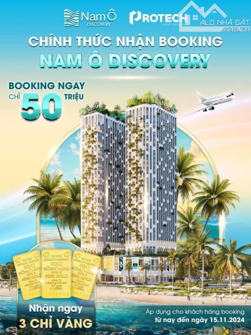 Sở Hữu Lâu Dài Căn Hộ Nghỉ Dưỡng Nam Ô Discovery View Biển Giá Tốt