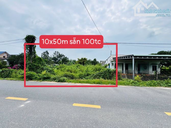 500m2 (10x50) có sẵn 100tc đường nhựa xã Long Mỹ- gần biển Phước Hải