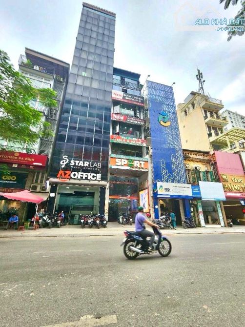 MẶT PHỐ NGUYỄN THÁI HỌC, BA ĐÌNH,TÒA NHÀ 128/150M x 9T THANG MÁY,VỈA HÈ Ô TÔ TRÁNH,74.7 TỶ