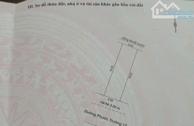 Bán lô đất đường Phước Trường 17  Quận Sơn TrÀ. Gần biển Phạm văn đồng - Diện tích : 72m2. - 1