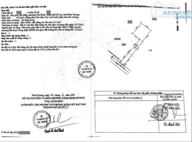 Đất Rẻ 272m gần ngã tư Liên Huyện p. Tân Bình TP. Dĩ An - 1