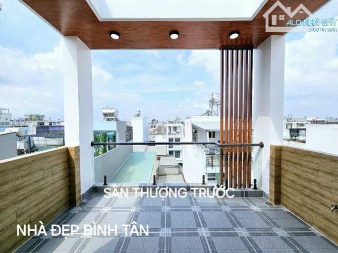 Bán nhà mã lò Bình Trị Đông a Bình Tân 4x15 1 trệt 1 lửng 2 lầu + sân thượng - 1