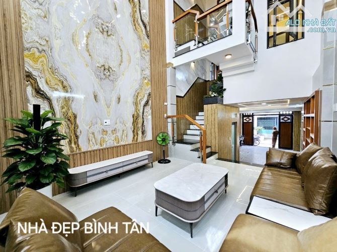 Ban nha Mã Lò, Bình Trị Đông A, Bình Tân. Dt60m2 - 4 x 15 - 5 Tầng. Giá 7.7 Tỷ TL - 2