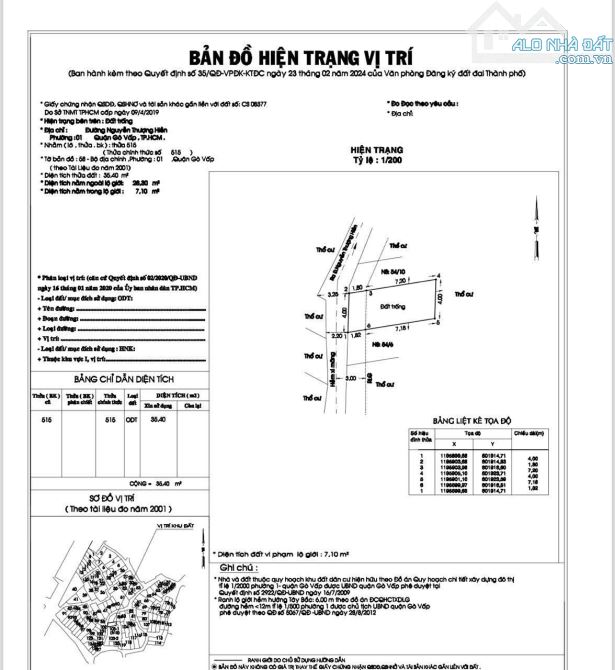 Bán gấp lô đất 54/8 Trương Đăng Quế, P.1, Gò Vấp - 2