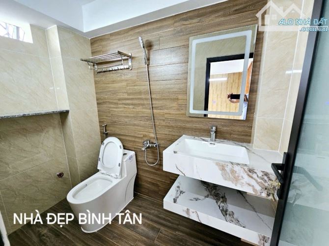 Bán nhà mã lò Bình Trị Đông a Bình Tân 4x15 1 trệt 1 lửng 2 lầu + sân thượng - 5