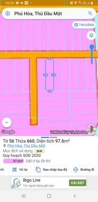 Cần bán căn nhà kp 8, P.Phú Hòa, tp.Thủ Dầu Một, Bình Dương. 100m2.đường ô tô. 2.3 tỷ - 6