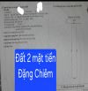 Cần bán đất 2 mặt tiền đường Đặng Chiêm - Sạch đẹp - Gía đầu tư