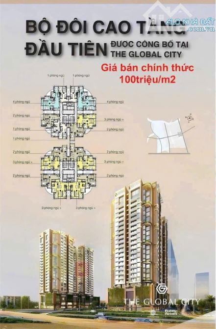 Mở bán căn hộ cao cấp tại The Global City Quận 2 đơn giá chỉ từ 𝟏𝟎𝟎𝐭𝐫/𝐦𝟐 - 10