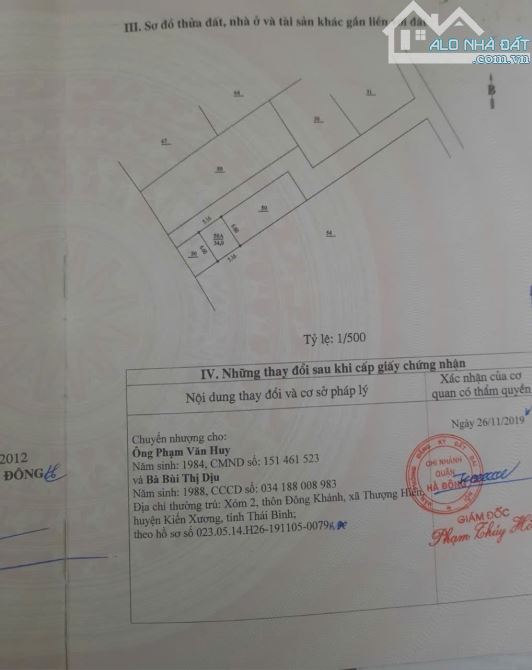 Bán đất Yên Nghĩa Hà Đông 34m2 giá 1,65 tỷ. - 1