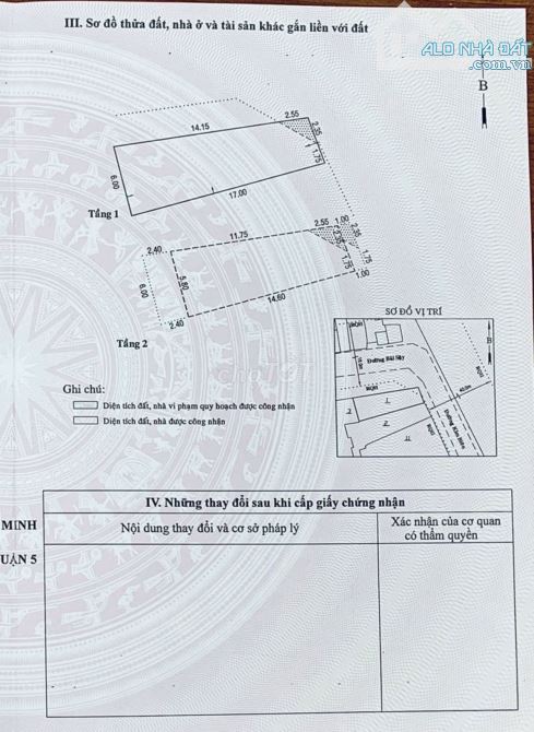 Nhà góc 2 mặt tiền đối diện công viên gần chợ Kim Biên P13Q5 - 2