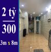 BÁN NHÀ QUẬN 7 HẺM 264 LÊ VĂN LƯƠNG, TÂN HƯNG. DT: 3 X 8M, 1 LẦU, 2 PN