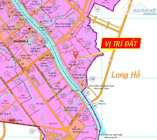 Bán đất Hẻm 14/10, Phường 5, Vĩnh Long - 1