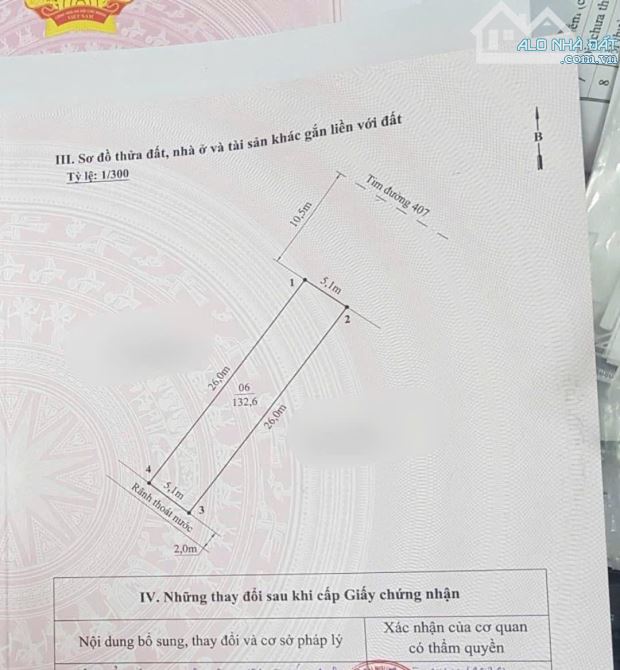 Bán lô đất đấu giá vườn cam tại mặt đường, 407 Cẩm Hoàn, Thanh Sơn, Kiến Thụy, Hải Phòng