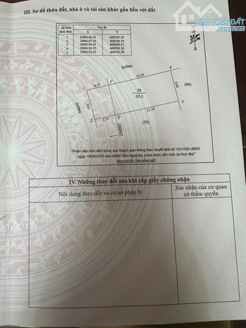 CƠ HỘI VÀNG sở hữu lô đất đẹp tại HƯNG DŨNG, TP. VINH!. 93.5m2, R5.61m. Đường 9m, Liên hệ