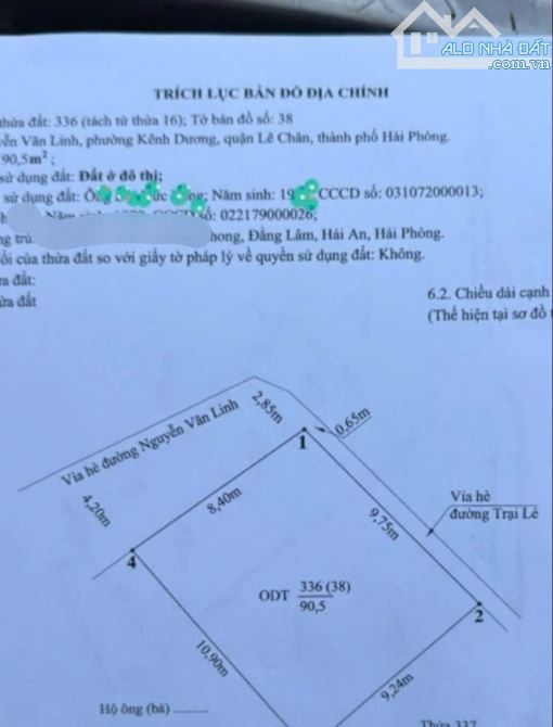 🍀Cần bán lô góc 90m2  mặt đường nguyễn văn linh_ trại lẻ_ Hai lô 45m2 liền kề mđ trại lẻ