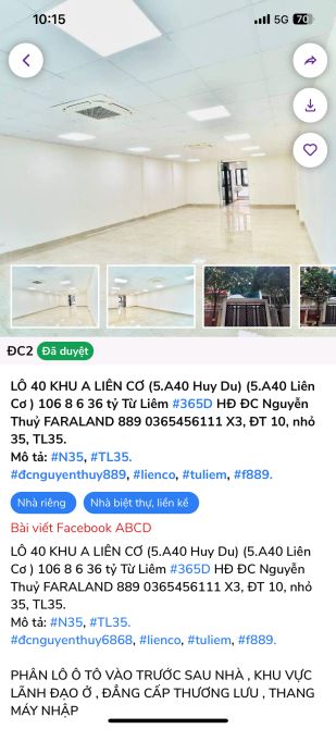 Bán Đất tái định cư Phương Canh - Tu Hoàng Vỉa hè ô tô Kinh Doanh Văn Phòng 80m 13.x tỉ - 1