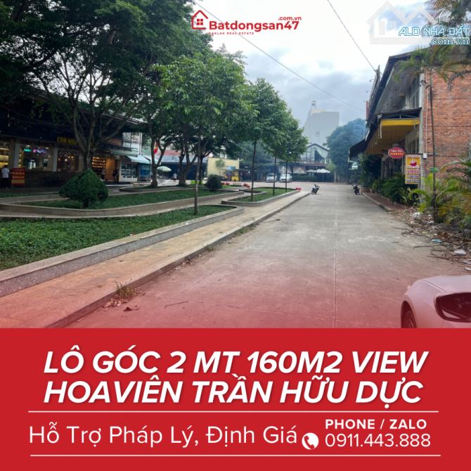 💥BÁN LÔ GÓC 2MT VIEW HOA VIÊN TRẦN HỮU DỰC - 1