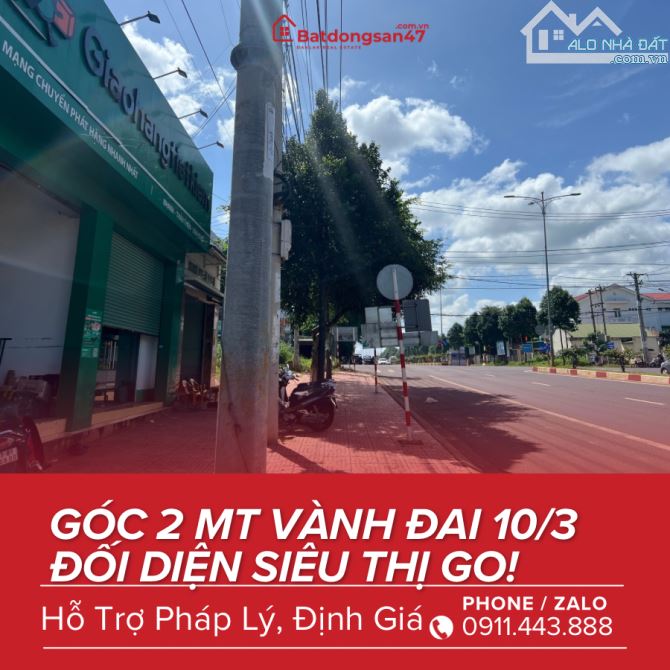 💥BÁN GÓC 2MT VÀNH ĐAI 10/3 & TRẦN XUÂN SOẠN ĐG PHAN BỘI CHÂU - 1