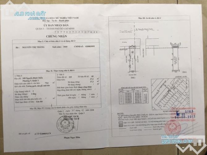 CHO THUÊ NHÀ MẶT TIỀN  TẦNG TRỆT SỐ 349 NGUYỄN ĐÌNH CHIỂU, P.5, Q.3, TP HCM - 1