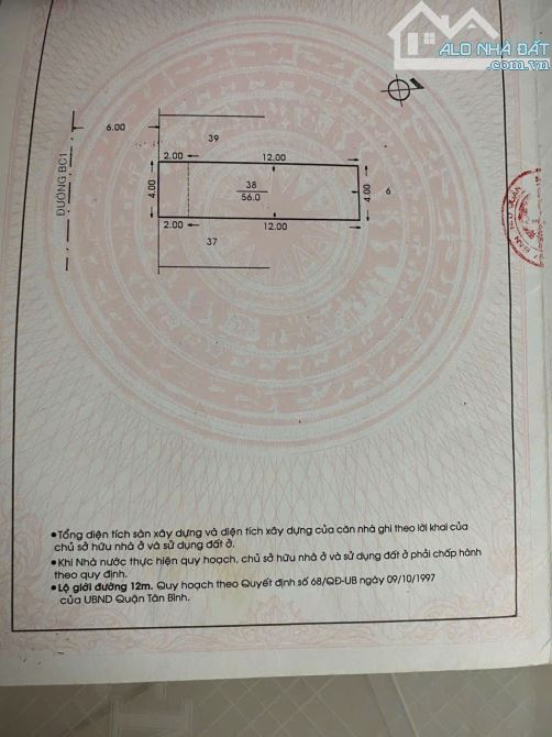 NHÀ 3LẦU MẶT TIỀN ĐƯỜNG BÀU CÁT 1 , PHƯỜNG 14 , QUẬN - TB - 3