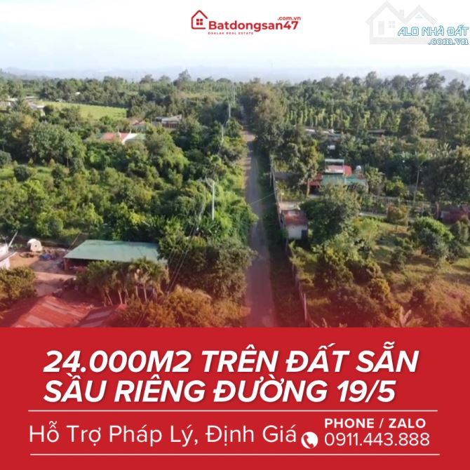 💥BÁN 24.000M2 ĐẤT MẶT TIỀN ĐƯỜNG 19/5 SẴN CÓ SẦU RIÊNG - 4