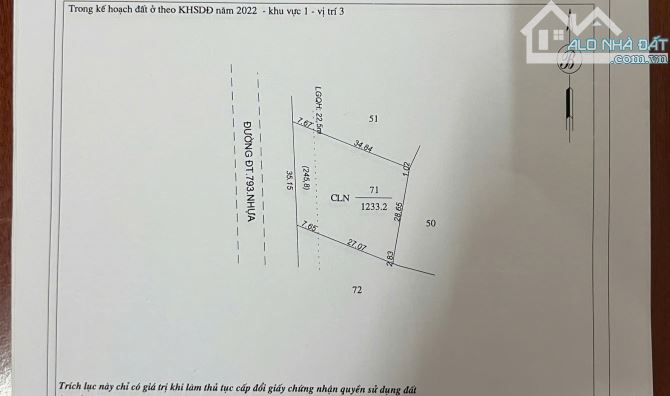 Bán nhanh lô 35m mặt tiền 793 (45m) đang ngộp, cạnh Tp. Tây Ninh 100m - 4