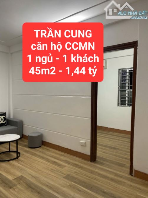 căn hộ CCMN TRẦN CUNG - 1 ngủ 1 khách, bếp - đủ điều hòa, nóng lạnh -