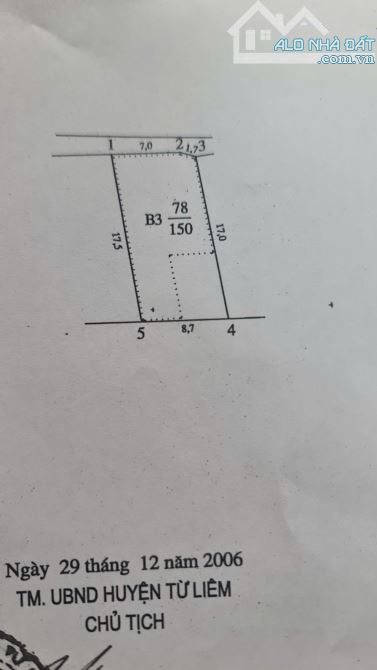 Bán đất Nguyễn Trãi 150m2, MT 7m nở hậu 8.7m sát chợ Phùng Khoang xây căn hộ mini cho thuê