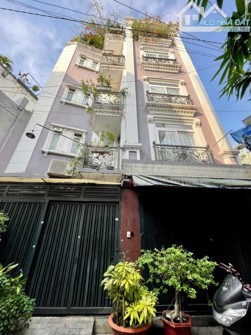 🏬 TÒA NHÀ NGANG 8M, LUNG LINH 5 TẦNG - HẺM Ô TÔ - CMT8, Q10- 6PN/7WC - TẶNG NỘI THẤT XỊN