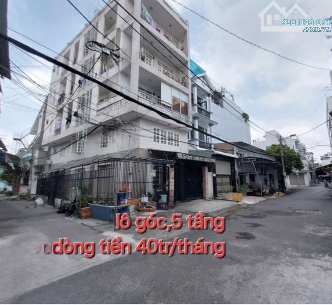 TÒA NHÀ CHDV - HUỲNH THIỆN LỘC- TÂN PHÚ- LÔ GÓC-5 TẦNG- 8X18-THU NHẬP 40TR/TH- NHỈNH 15 TỶ