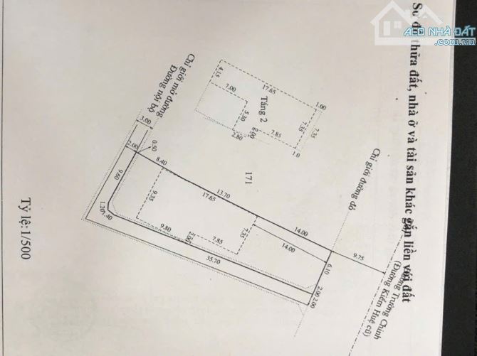 Mặt tiền kinh doanh đường trường chinh thành phố Huế