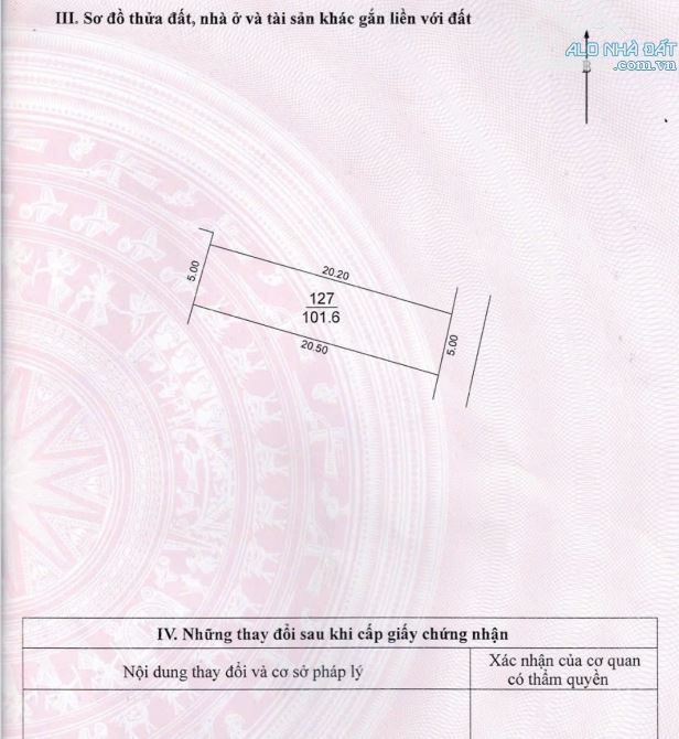 Bán đất Bắc Hồng, Đông Anh, vị trí trung tâm giá chỉ 5.8 tỷ 101.6m2 mặt tiền 5m