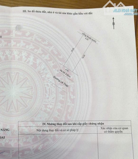 Bán đất Đường 5.5m Lê Thiệt, phường Hòa Minh, Liên Chiểu - DT: 72m2, Giá 3.39 tỷ tl