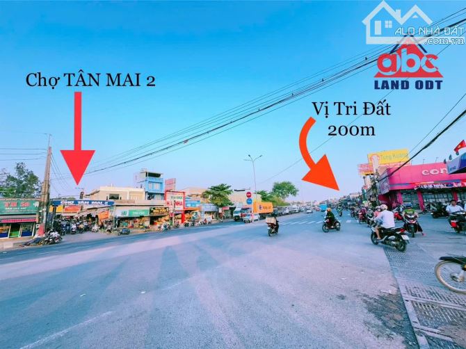 BÁN LÔ ĐẤT 2mt trước Sau MT QL 51  168m 2 gần chợ TÂN MAI 2 Tam Phước