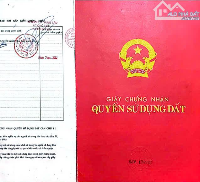 CCDV: CẦN BÁN NHÀ CẤP 4 - NGANG 8,6M - MẶT TIỀN HUYỀN TRÂN CÔNG CHÚA - VŨNG TÀU - GIÁ 25TỶ - 1