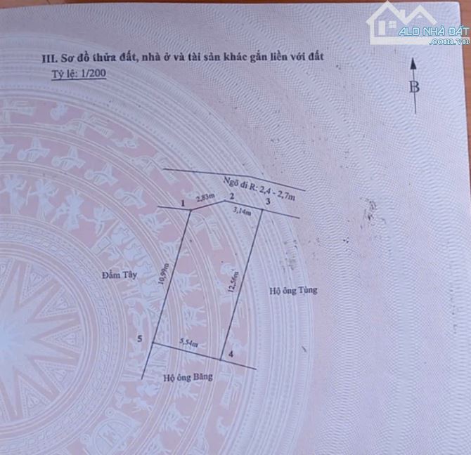 💥💥💥 Bán đất View Sông Thôn Bảo Kiếm, Lập Lễ, Thuỷ Nguyên. Dt 67m2, Ngang 5,5m, Giá 1,15 - 1