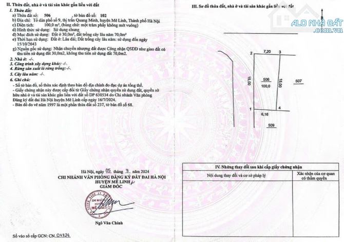 Rẻ nhất kv, lô góc 100m trục chính Quang Minh Mê Linh, kinh doanh ô tô tránh - 2