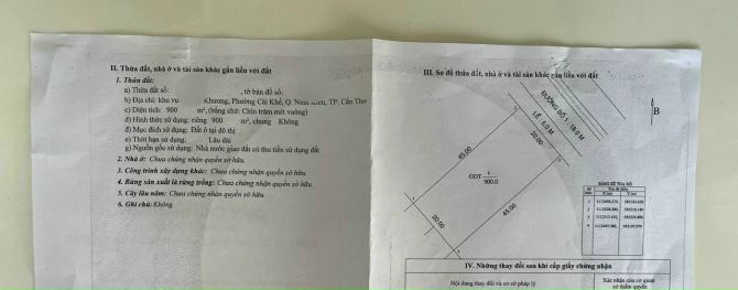 Bán nền biệt thự đường số 1 lộ 2 chiều Cồn Khương vị trí đẹp dt 20x45 sổ hồng hướng TN - 2