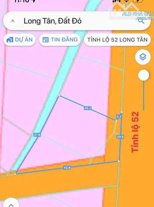 GÓC 2 MẶT TIỀN TỈNH LỘ 52 - LONG TÂN - ĐẤT ĐỎ - BRVT ❌GIÁ : 4TỶ500 - 3