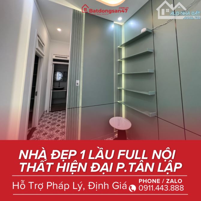 💥BÁN CĂN NHÀ 1 LẦU TRẦN QUÝ CÁP  P. TÂN LẬP - 3