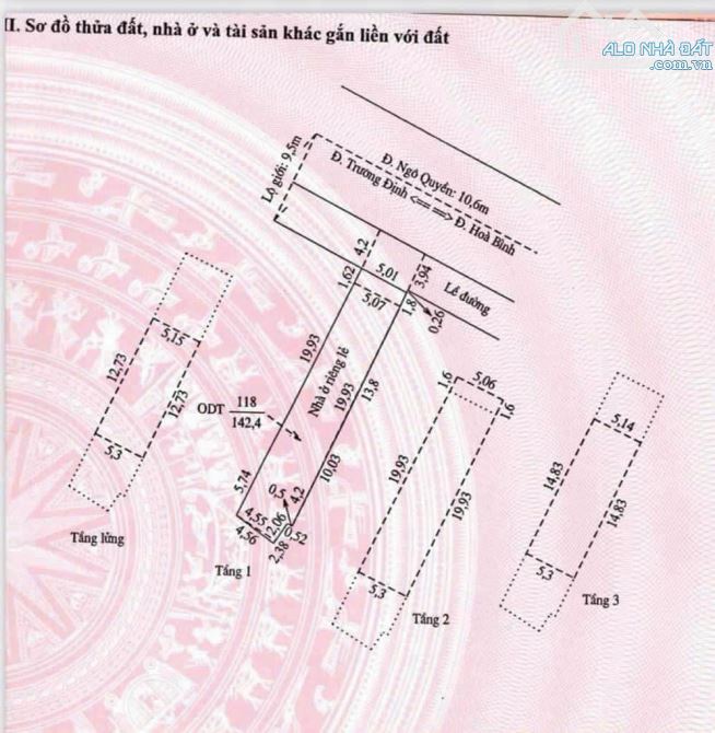 BÁN NHÀ 1 TRỆT 3 LẦU ĐƯỜNG NGÔ QUYỀN - 3