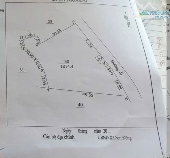 Bán đất siêu hiếm ở TX Sơn Tây 1.184m2, MT 59m  cho các phân lô, xây biệt thự - 4